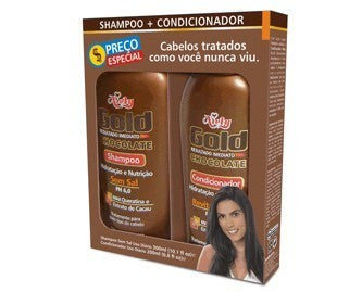 Kit Spécial Shampoing+Après-Shampoing Chocolat